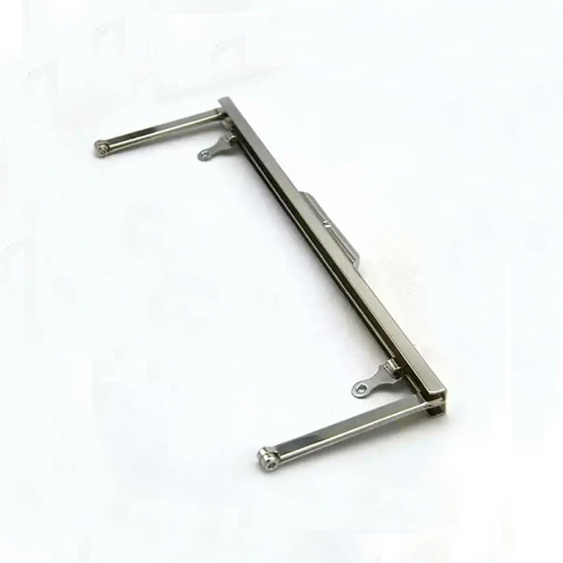 20cm Nickel finish Antique Bronze Square Metal Purse Frame Handle for Clutch Bag Accessories Kiss Clasp