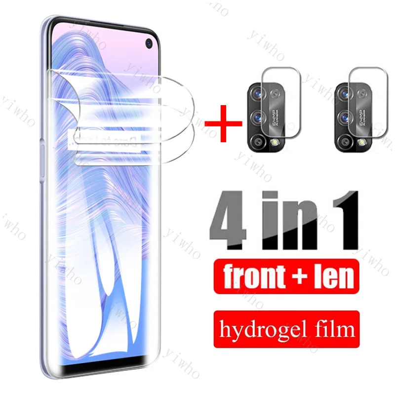 Hydrogel Protective Film on Realme7 5g Screen Protectors for Oppo Realme 7 5g Realmi Real Me RMX2111 6.5inch Camera Glass