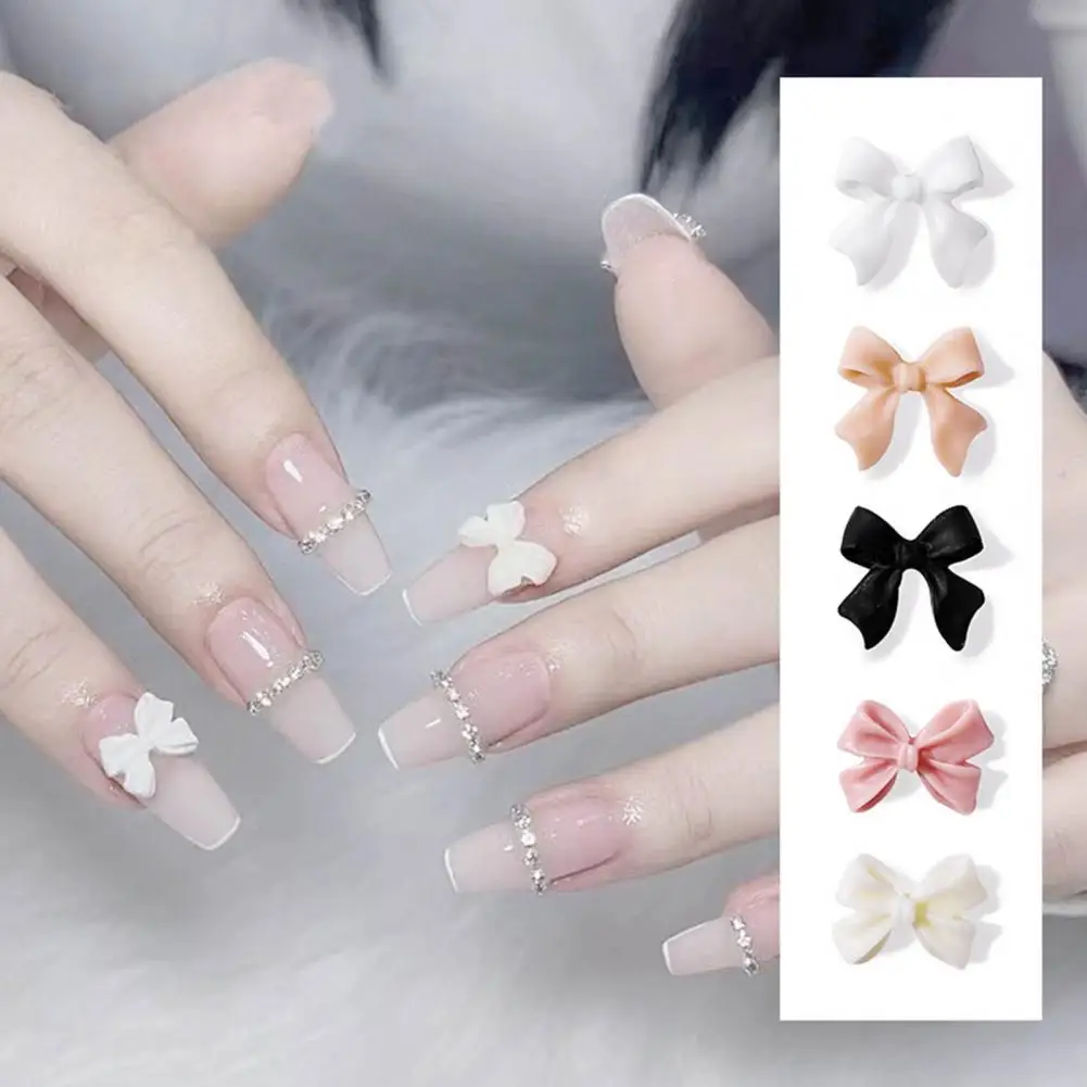 30Pcs  Bow-Knot Nail Art Universal Butterfly Bow-Knot Nail Art Decoration Stick Tightly No Deformation Nail Art Bow