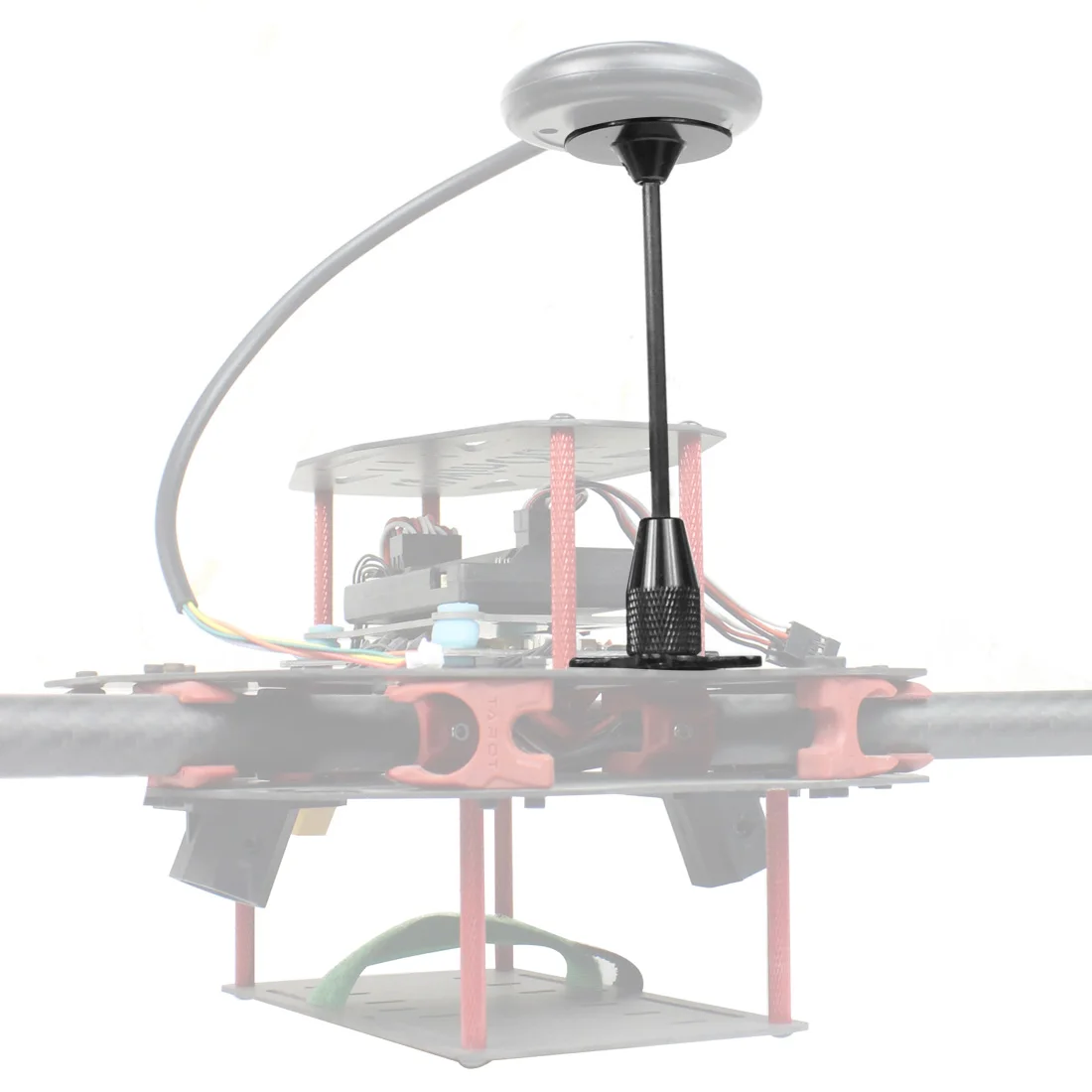 FEICHAO Opvouwbare anti-interferentie draagbare houder voor RC Quadcopter Stand Drone Beugel Ondersteuning Vliegtuigen GPS Antenne Mast Mount