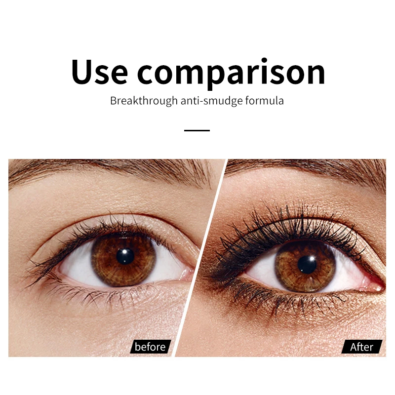 Starry Sky Rimel VIBELY 4D Silk Fiber Mascara Waterproof Extra Volume Extension Lengthens Curling EyeLash Mask Female Makeups