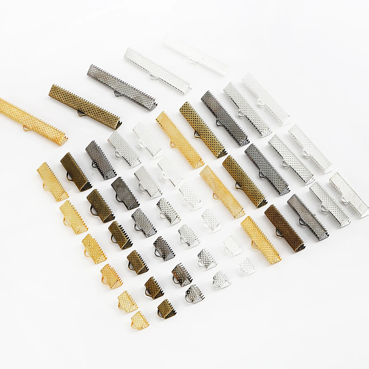 

Застежки для шнура обжимные, 6-40 мм, 50 шт., для аксессуаров соединители фурнитура для украшений