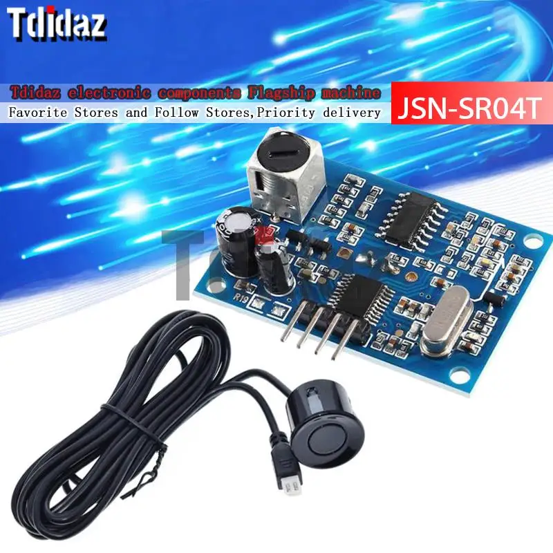 Su geçirmez ultrasonik modül JSN-SR04T-3.0 JSN-SR04T mesafe ölçüm dönüştürücü sensörü Arduino için DIY elektronik kiti