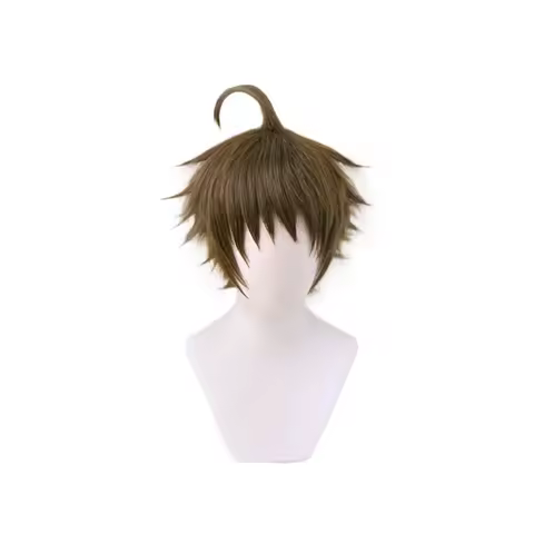 Danganronpa Hinata Hajime Wig Cosplay Costume Super Dangan Ronpa 2 Heat Resistant Synthetic Hair Carnival Party Wigs + Wig Cap