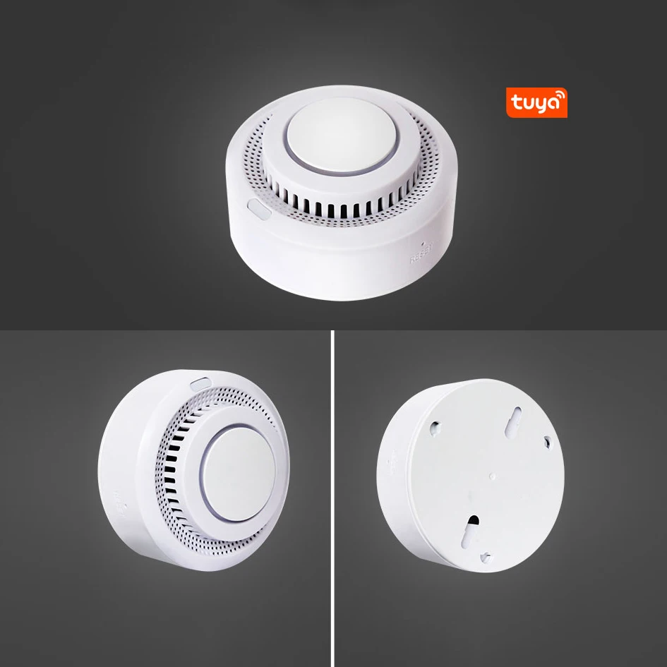AVATTO Smart WiFi Smoke Detector,Fire Alarm Temperature Detector Sensor Home Security System work with Tuya Smart Life APP