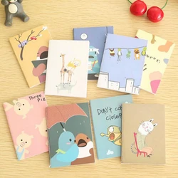 Mini Cartoon Blank Journal Diary Portable Pocket Notebook Office School Supplies 6*8cm 1pcs