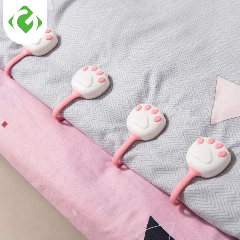 1pc Quilt Clip holder Cat claw Buckle Bed Sheet Non-Slip Quilt Cover Magnetic Anti-Move Buckle Fixer Clip Clothing Pegs GUANYAO