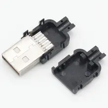 10 DIY USB 2.0 A Male Connectors Sets #3