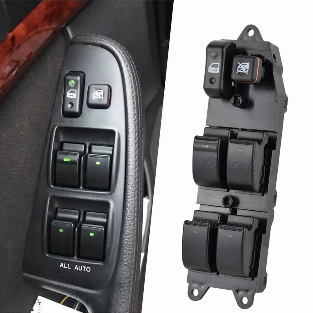 Driver Side Electric Power Window Lifter Control Master Switch For Toyota Avensis 84820-05100 8482005100 84820 05100