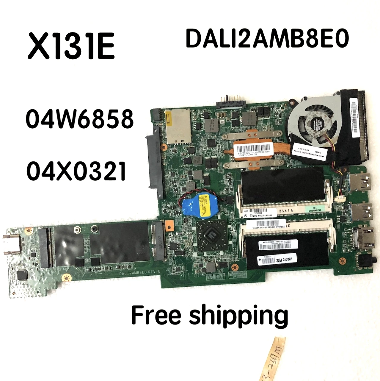 

Материнская плата DALI2AMB8E0 для lenovo X131E 04X0321 04X6858 материнская плата 100% протестирована Полная работа