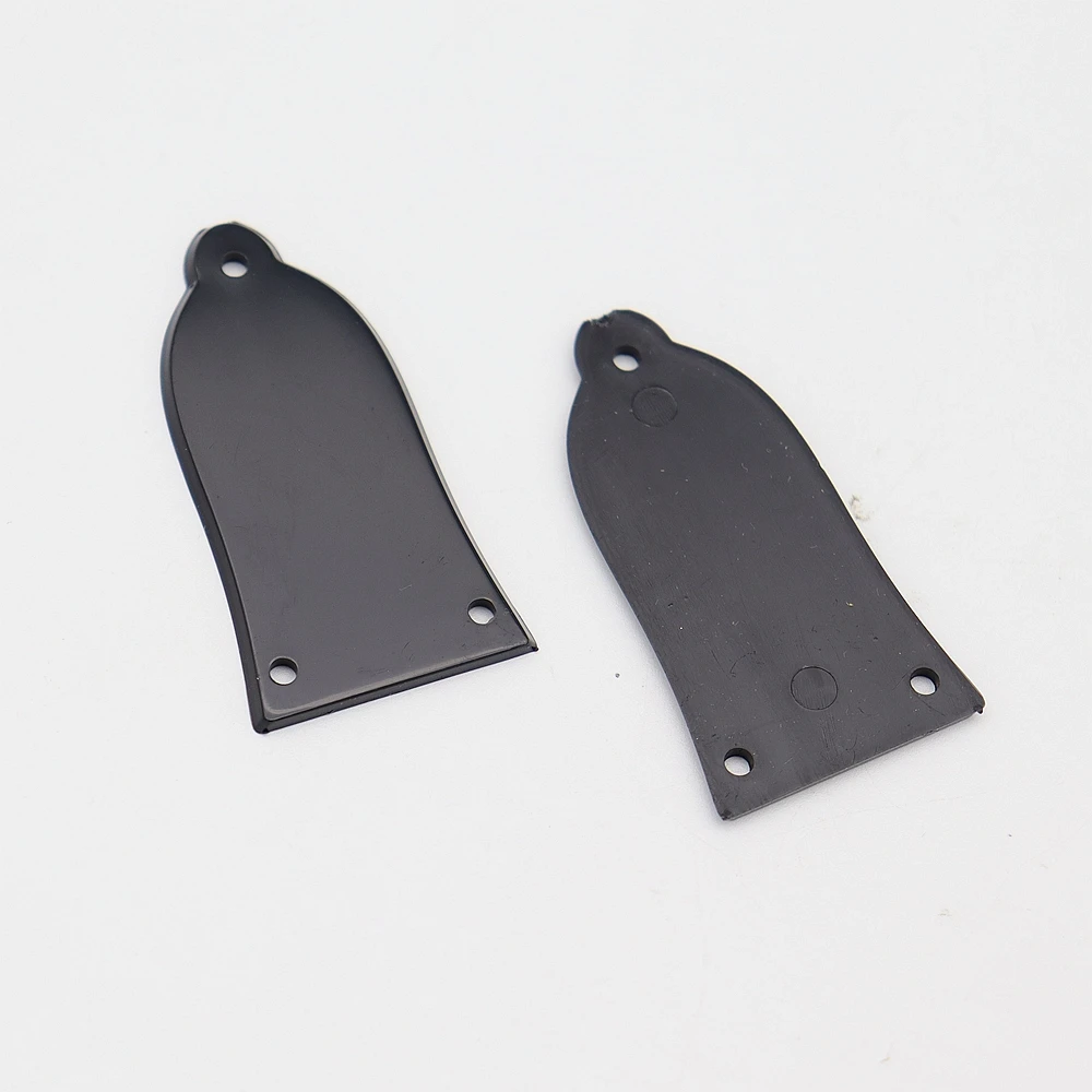 2Pcs NEW Black Plated Plastic Guitar Truss Rod Cover, 3-hole Black