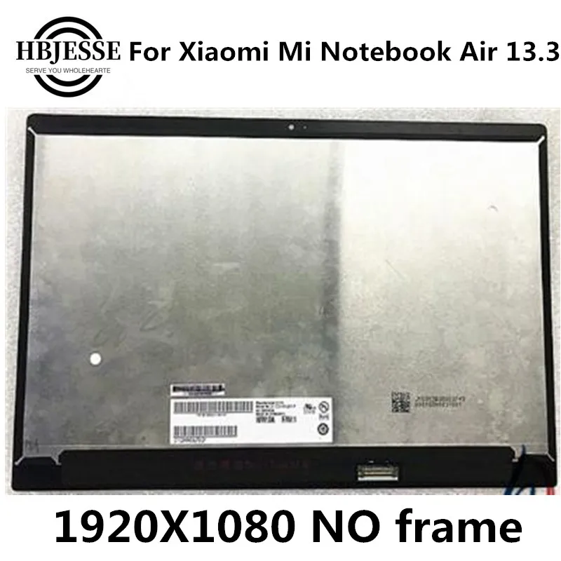 13.3 inch LCD LED Screen Display Matrix Glass Assembly For Xiaomi Mi Notebook Air IPS LQ133M1JW15 N133HCE-GP1 LTN133HL09