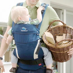 Mochila para carregar bebê em madnuca, bolsa portátil para carregar bebê, crianças pequenas