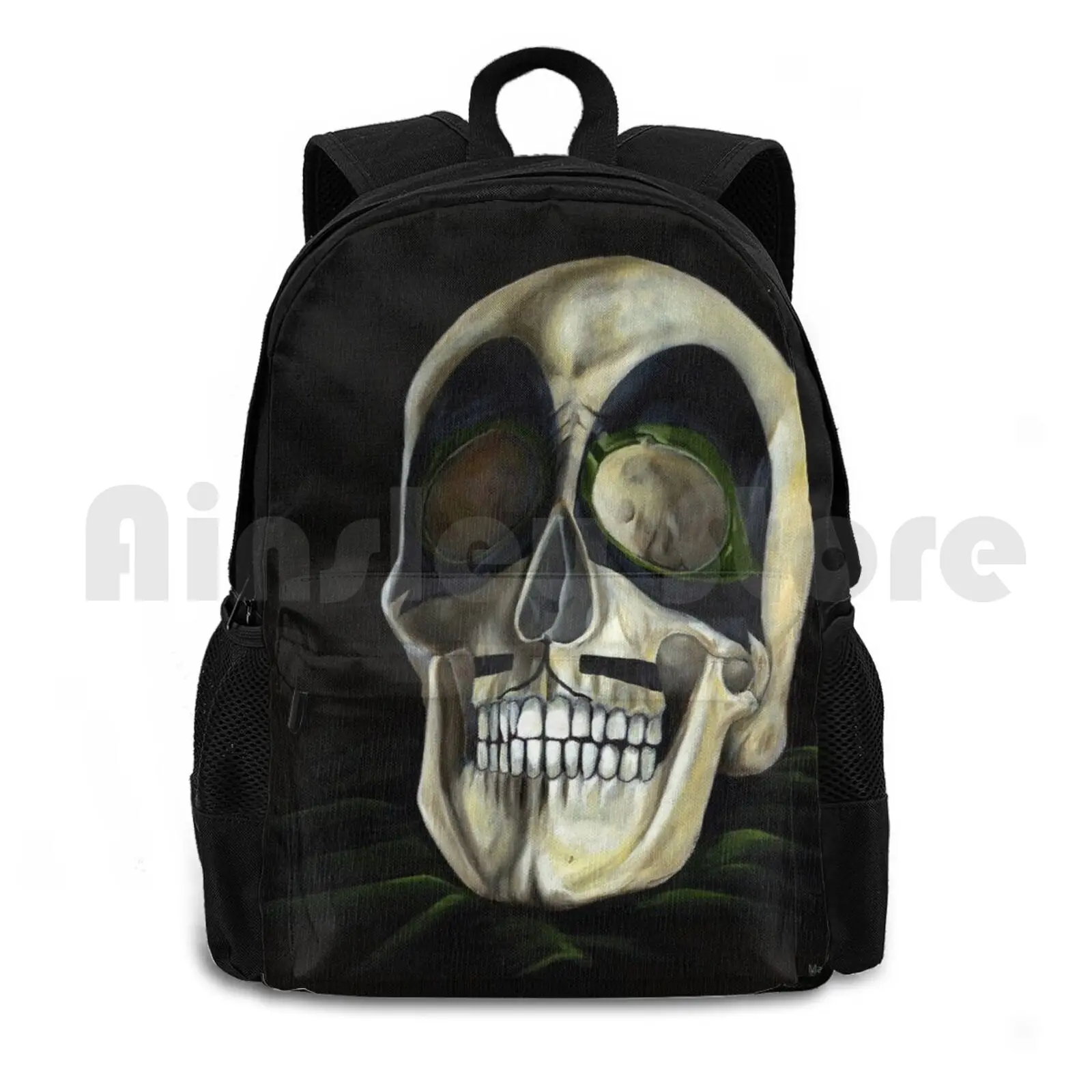 

Kiss Skull : The Catman Outdoor Hiking Backpack Riding Climbing Sports Bag Kiss Kiss Fan Art Kiss Band Kiss Music Peter Criss