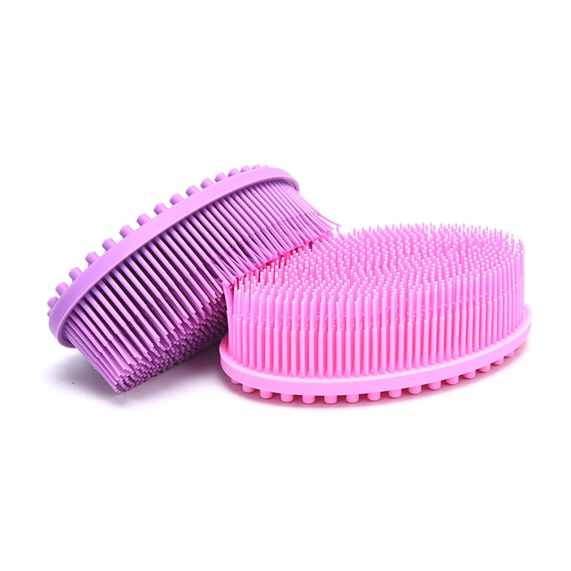 1pcs Silicone Head Body Massager Shampoo Scalp Massage Brush Hair Washing Comb Body Shower Brush Bath Spa Slimming Beauty Tools