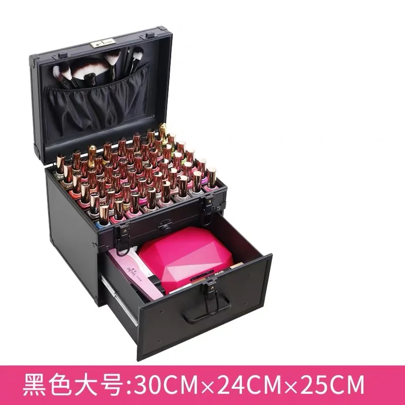 Boîte à cosmétiques multifonction en PVC pour hommes et femmes, boîte à outils de maquillage, valises de transport légères pour filles, nouveau, chaud, N64.