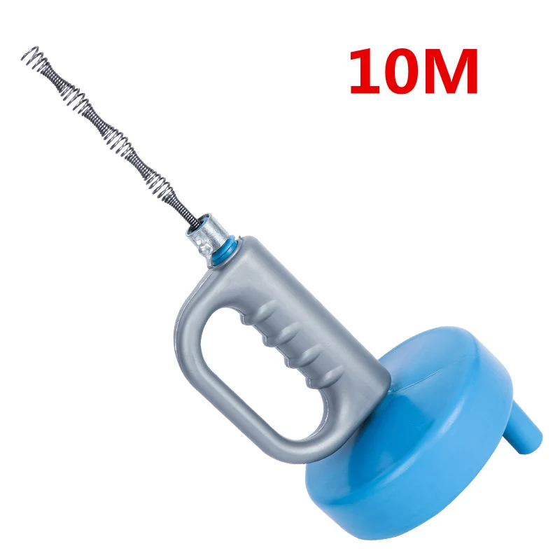 

10M Bathroom&Kitchen Sewer Drain Cleaner Pipe Sink Blockage Clog Remover Hand Tool Home Cleaning Tools Suction Dredge Toilet