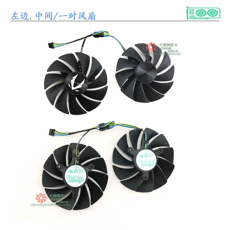 New for ZOTAC RTX3090 RTX30080ti RTX3080 RTX3070ti AMP Video Card Cooling Fan GA92S2U