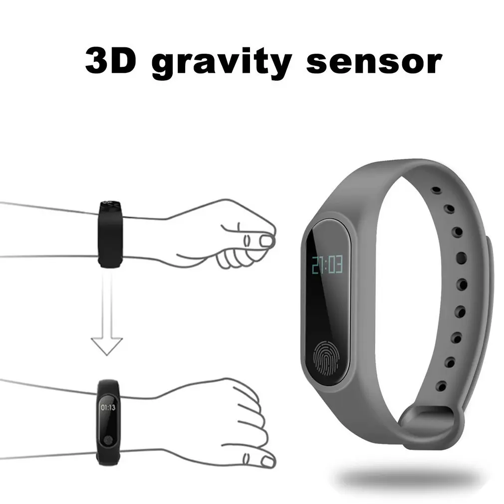 2018 IP67 M2สมาร์ทสายรัดข้อมือ OLED หน้าจอสัมผัส BT 4.0สร้อยข้อมือออกกำลังกาย Tracker Heart Rate การตรวจสอบการนอนหลับ Pedometer สมาร์ทนาฬิกา