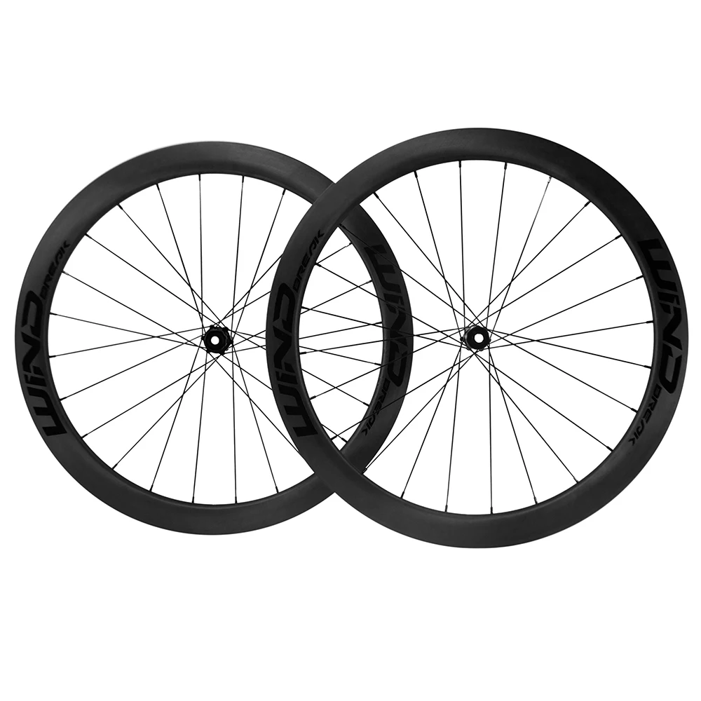 SuperTeam Scheibenbremsen-Carbonlaufräder 700C Clincher Tubeless Center Lock 6-Pawl-Nabe Kompatibel mit HG/XDR Spanien Lager