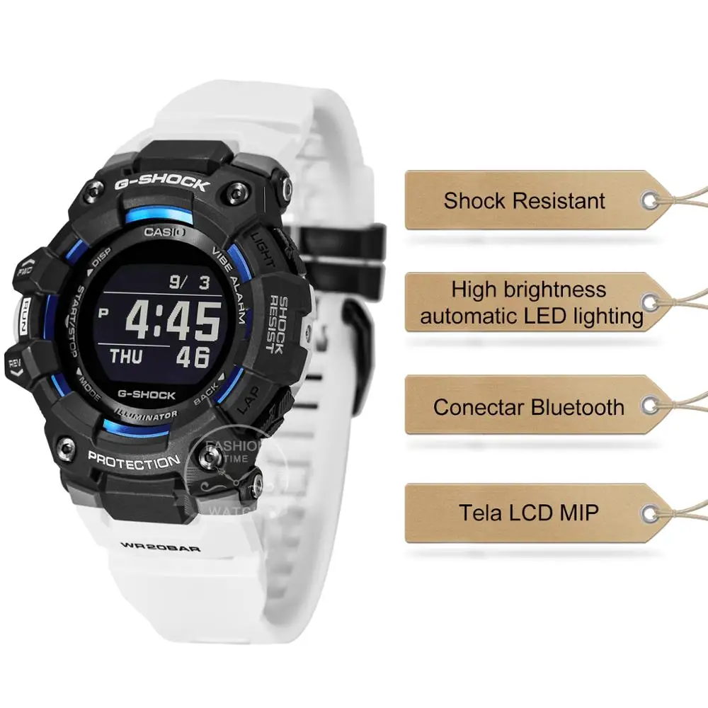 Casio Watch men G-SHOCK top brand luxury set Multifunctional Bluetooth Smart Watch Pedometer Training Sport men watch GBD100