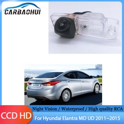 HD Car CCD Night Vision Backup Rear View Camera Night Vision Waterproof For Hyundai Elantra MD UD 2011 2012 2013 2014 2015
