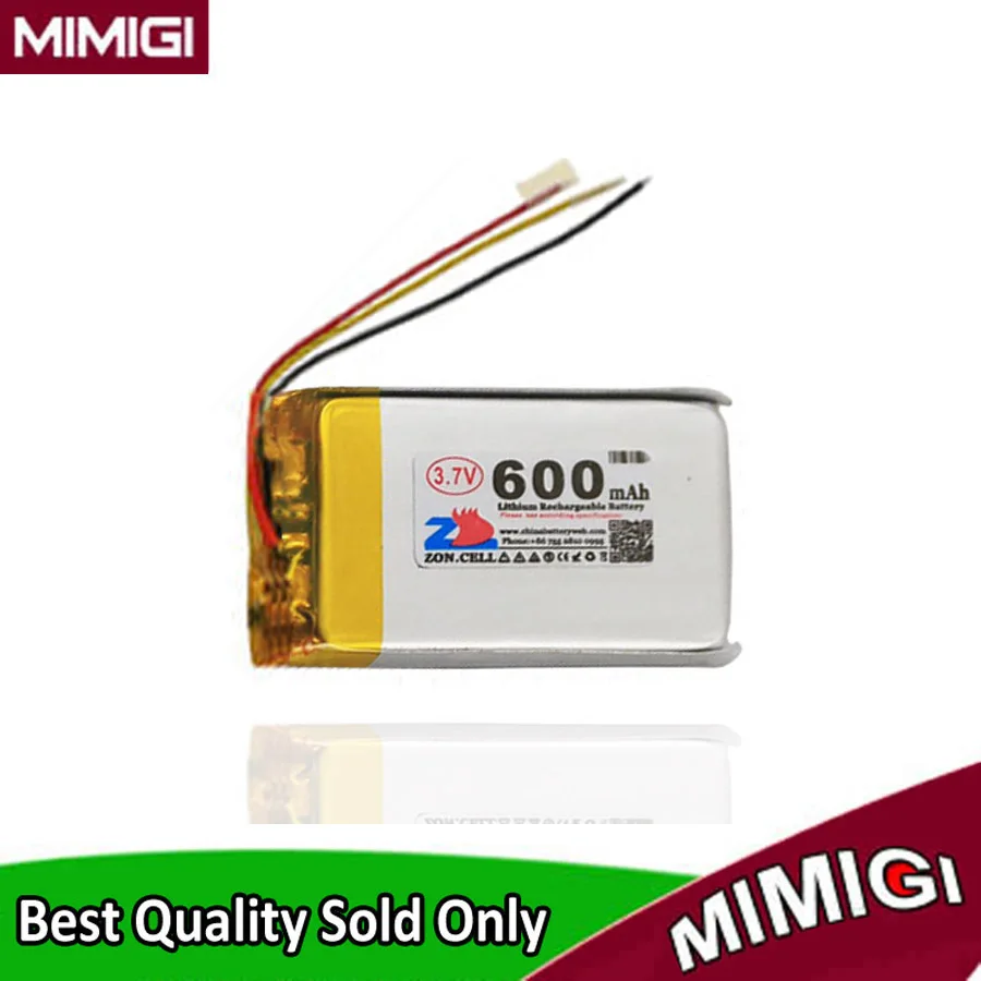 

NTC Protection 600mAh AE482539P Battery For Phonak Compilot Remote control Polymer Replacement