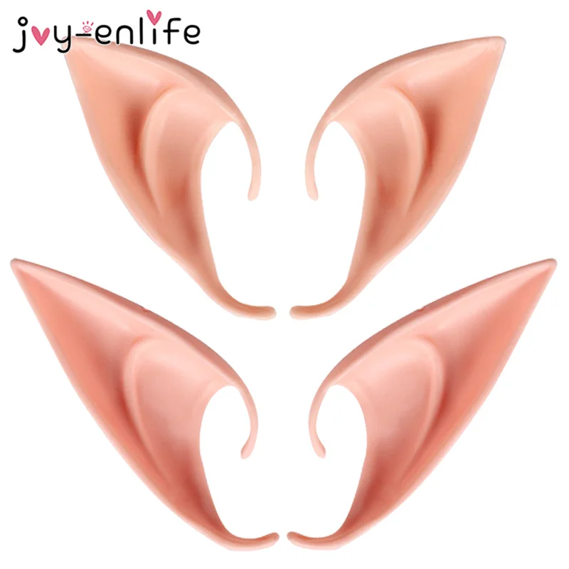 Party Decoration Latex Ears Fairy Cosplay Costume Accessories Angel Elven Elf Ears Photo Props Adult Kids Toys Halloween Supply