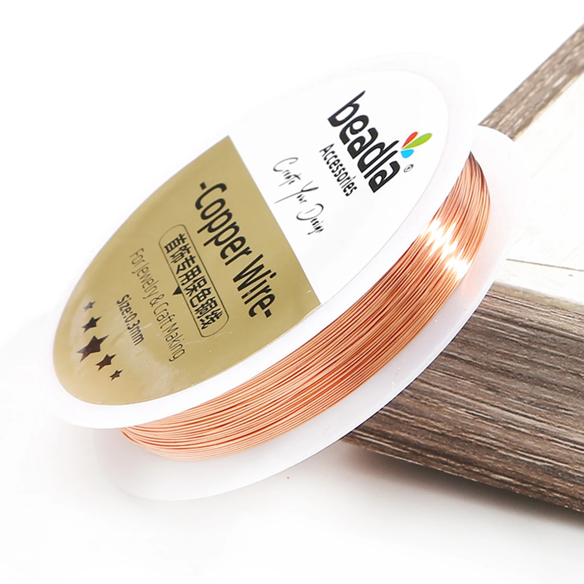 KC Gold/Silver/Copper Beading Wire for Craft Making