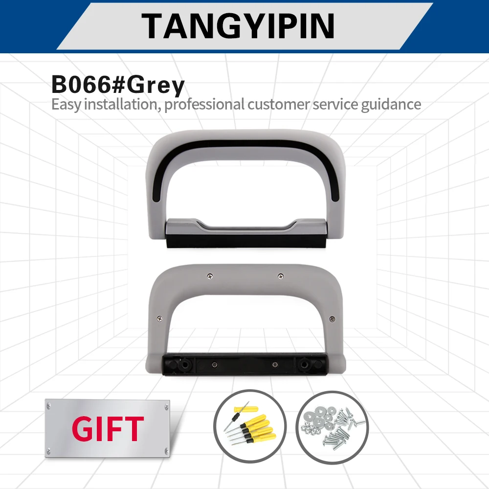 Tangyipin B066 Spot Handgrepen Bagage Trolley Case Wachtwoord Doos Vervanging Accessoires Zinklegering Koffer Plastic Handvat