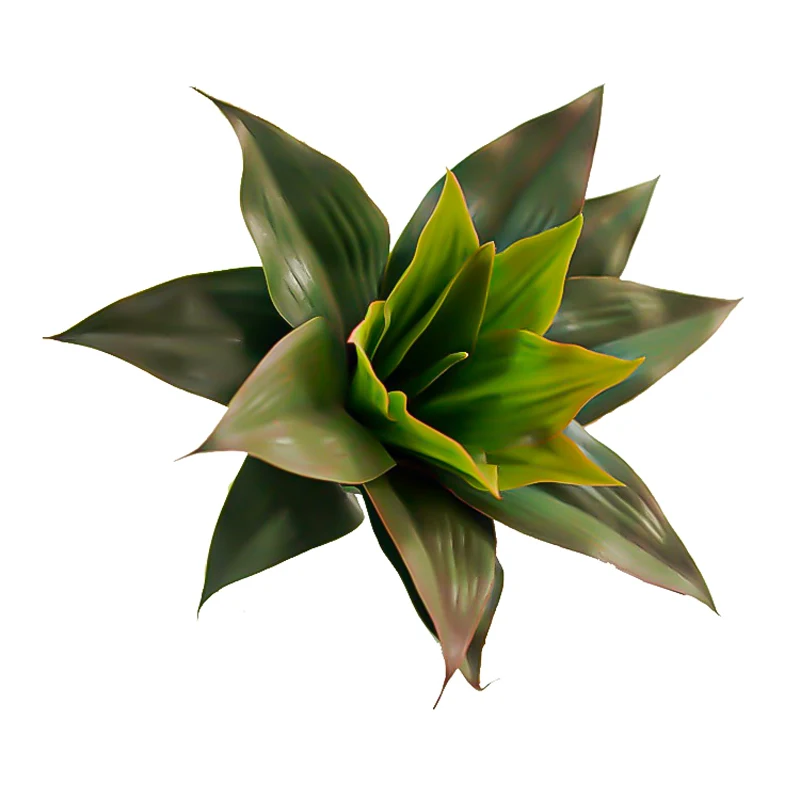 2 teile/los Big Künstliche Sukkulenten Pflanzen Kunststoff Aloe Gefälschte Agave Baum Real Touch Blatt Air Pflanzen Für Haus Schreibtisch Wand garten Decor