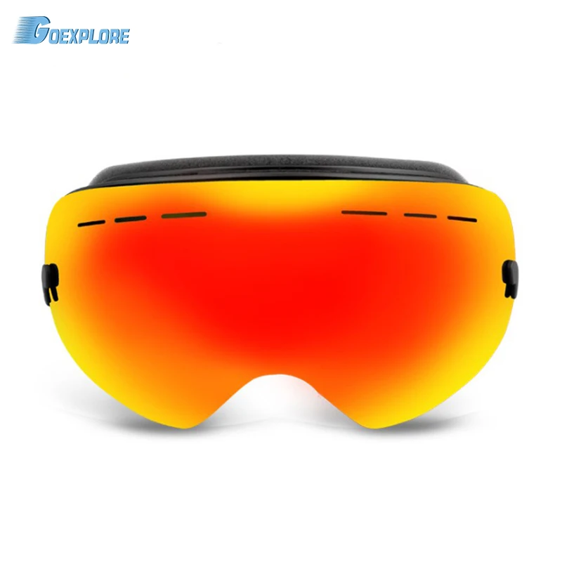 Goexplore – lunettes de Ski pour adultes, sport de neige, Anti-buée, Protection UV, motoneige, sphérique, pour femmes, hiver