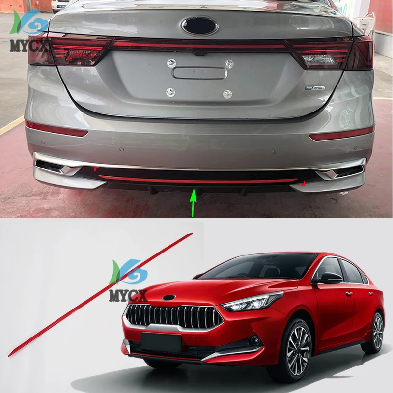 For Kia Cerato New generation K3 2019 Auto Parts ABS Rear bumper cover trim Car Bumper Protector Guard Skid Plate