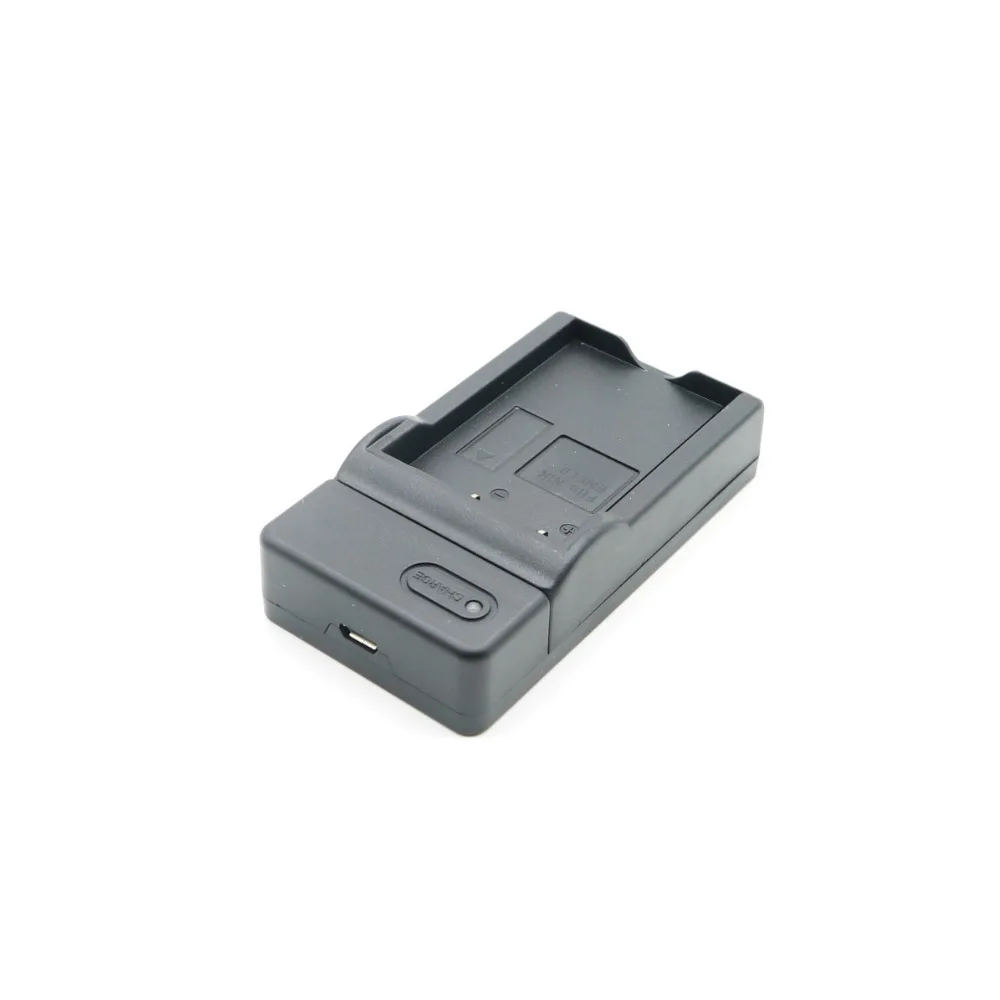 Carregador de bateria para câmera digital, carregador de usb para nikon cabeça dslr d40, dslr d40x, dslr d60, dslr d3000, dslr d5000, 600ma