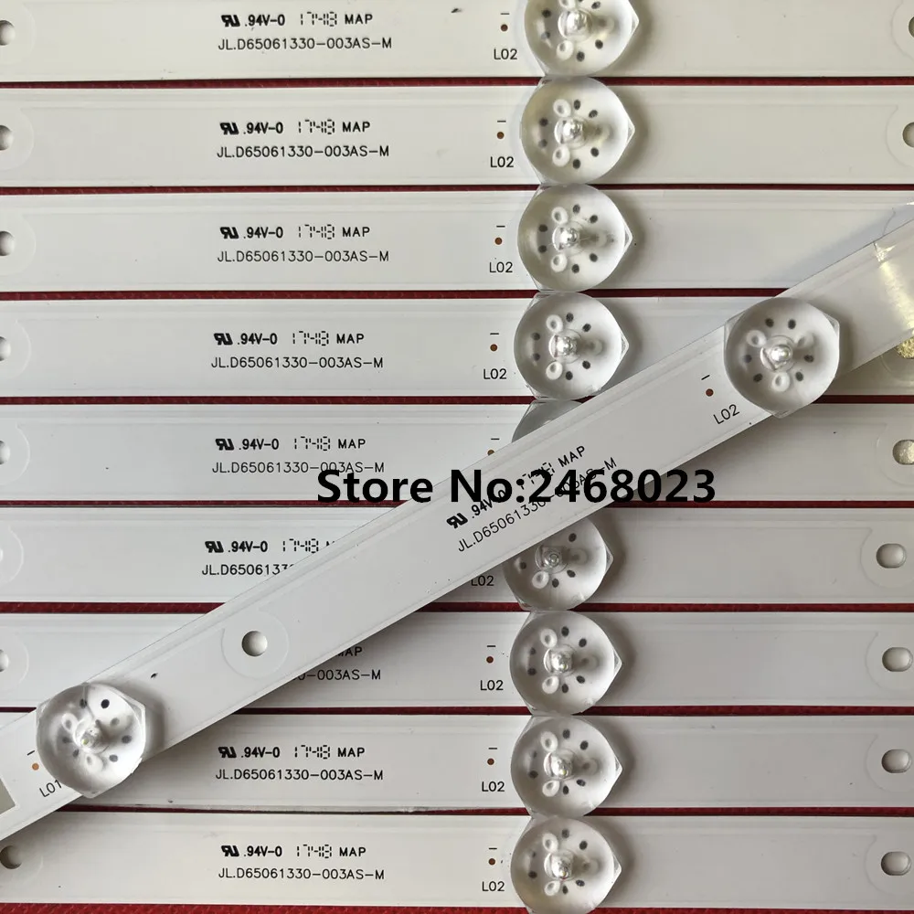 LED Strip for 65H6D 65M5040UW LC-65P6000U LC-65P6000 LED65W20 LED65E5U LED65M5000U LED65EC500U SVH650A53-REV01-6LED-UBH