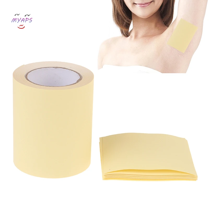 1Roll /20 Sheets Transparent Antiperspirant Sticker Disposable Armpit Prevent Sweat Pads Underarm Dry Dry Keep Dry Sticker