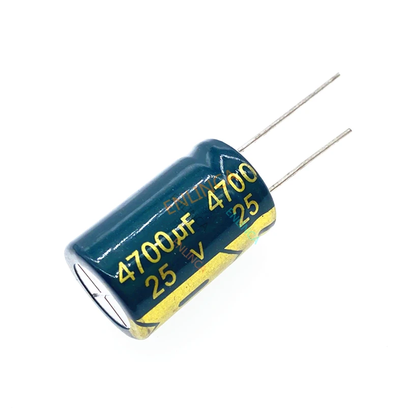 2pcs/lot 25V 4700UF 16*25 High Frequency Low Impedance Aluminum Electrolytic Capacitor 4700uf 25v 20%