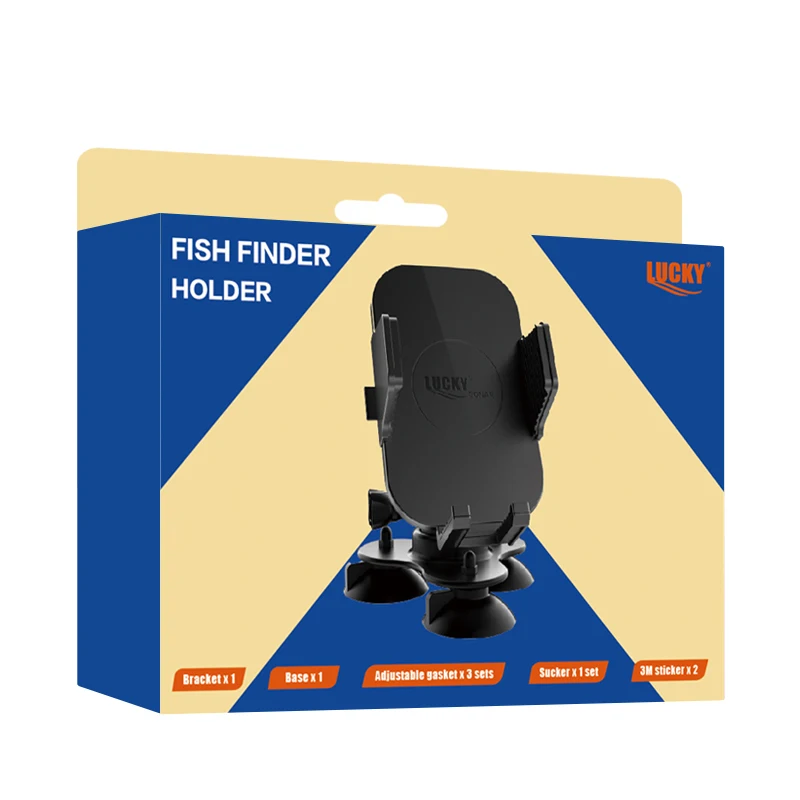 

Lucky Fish Finder Holder is compatible with a hand-held fish finder phone Holder