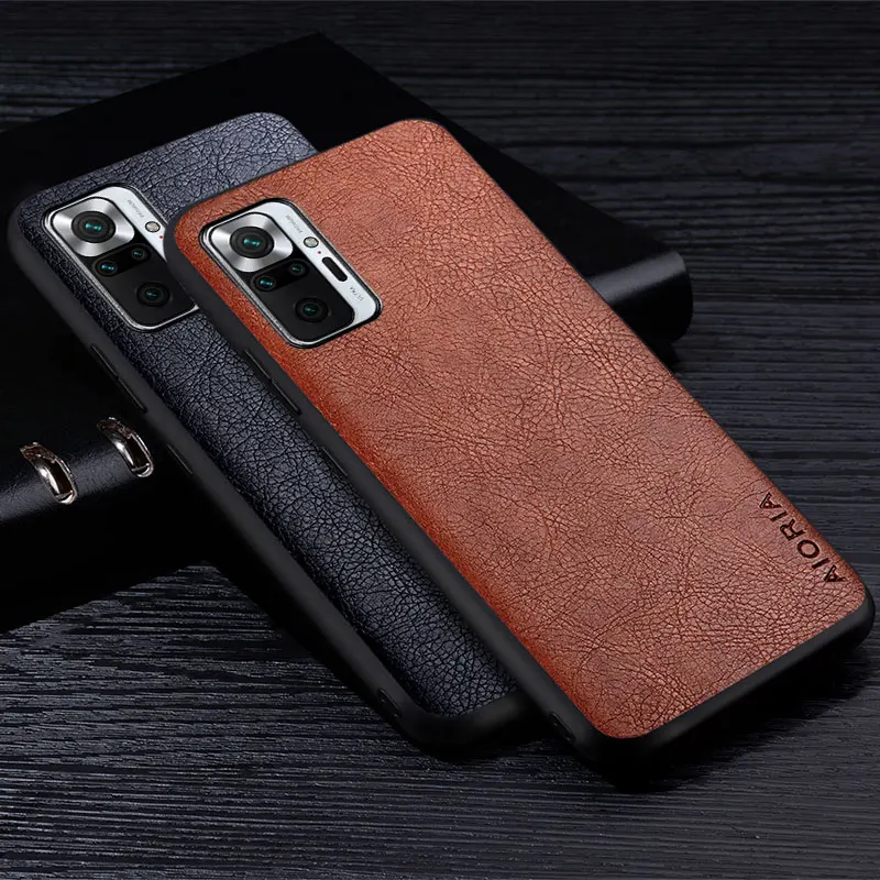 Case For Xiaomi Redmi Note 10S 10 Pro Max 10T 10C Lite 4G 5G Premium Retro Leather Cover for redmi note 10 lite pro max case