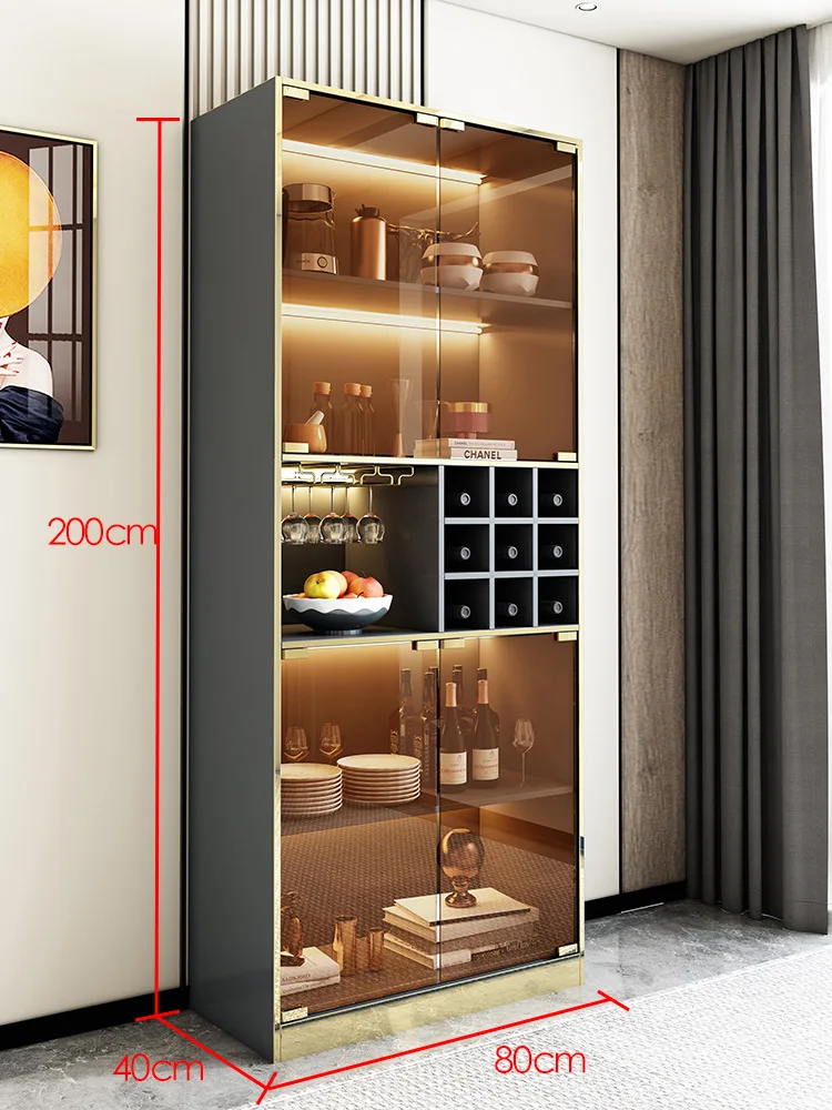 

light luxury display cabinet high-end small modern minimalist lockers custom sideboard cabinets