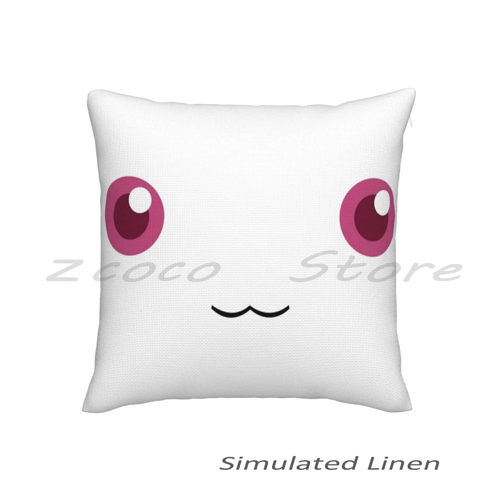 Kyubei Personalized Diy Pattern Plush Linen Velvet Comfortable Pillow Case Kyubei Kyubey Kyuubei Kyuubey Qb Madoka Magica