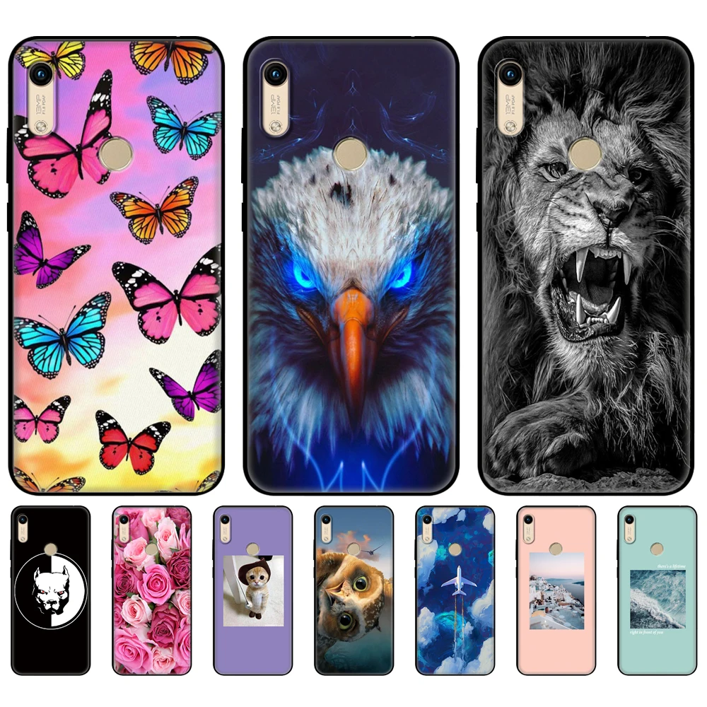 For Honor 8A Case For huawei Honor 8A prime Case Silicon TPU back Cover Phone Case On Huawei Honor 8A JAT-LX1 8 A black tpu case