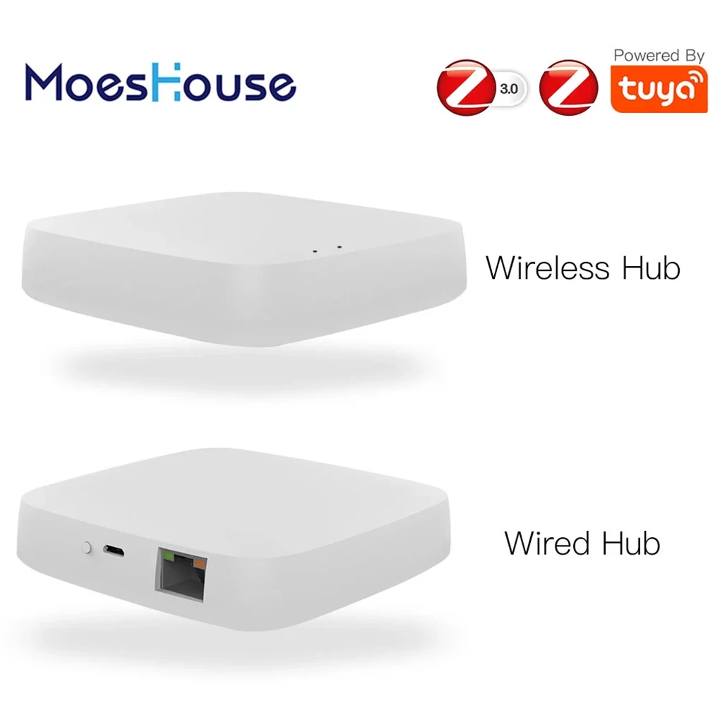 Tuya Gateway Hub Smart Wifi Home Bridge Home Apparaatbediening Hub Smart Device Afstandsbediening, Bedrade Hub