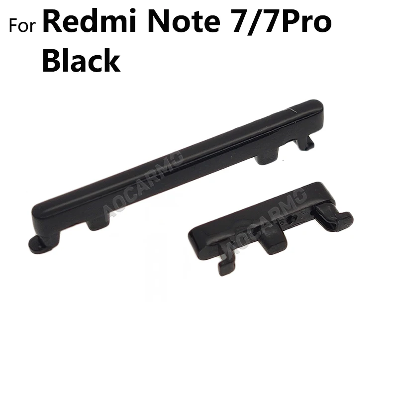 Aocarmo For Xiaomi Redmi Note 7 Pro 7PRO Volume Power ON OFF Volume Up Down Side Button Key Replacement Repair Part