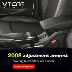 For Peugeot 2008 301 c Elysee armrest interior leather arm rest USB car-styling storage box car center console parts accessories