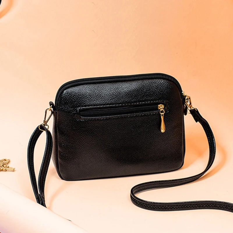 Solid Color PU Leather Women Shoulder Bag Fashion Designer Messenger Bags Female Crossbody Bags Small Handbags Bolsas Feminina