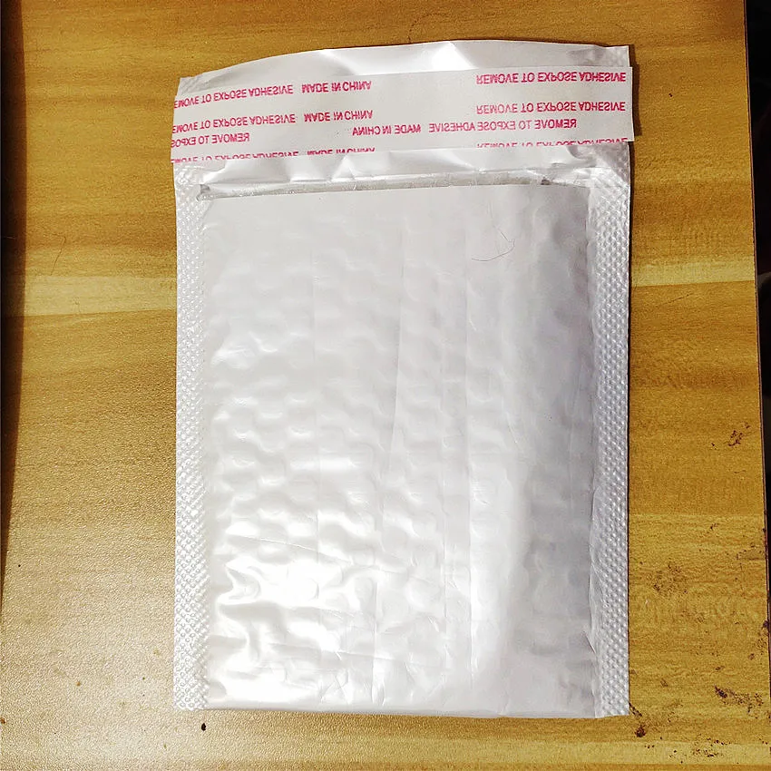 FUYIER Bubble Mailers White Poly Bubble Mailer Self Seal Padded Envelopes Gift Bags Shipping Packages Lined Mailer Self 100 PCS