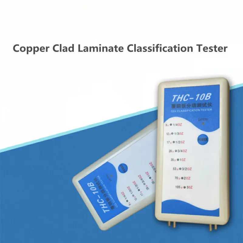 Instrumento de medición de espesor de lámina de cobre PCB, THC-10B, laminado revestido, clasificación CCL FPC 1/4oz-3oz, sonda fija Flexible