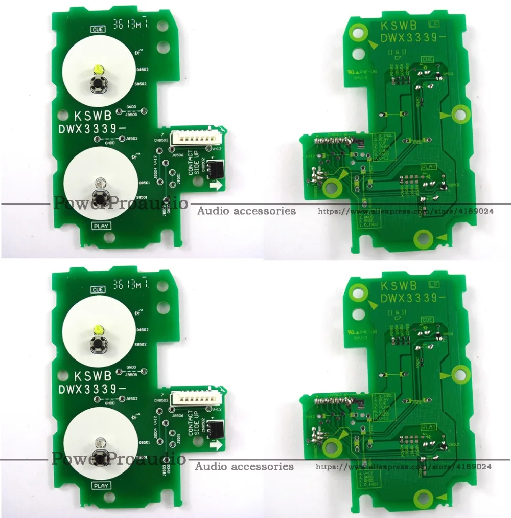 

4 шт./лот печатная плата Play Cue PCB - DWX 3339 DWX3339 для Pioneer CDJ 2000 Nexus GREEN version