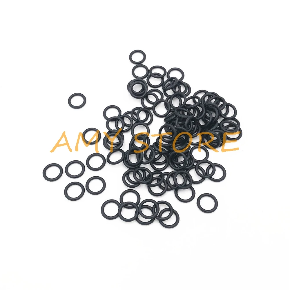 

100Pcs Black O Washer Sealing Rubber Ring NBR Gaskets OD4.5/5/6/6.5/7/8/9/9.5/10/11mm x 1mm for Air Wather Oil